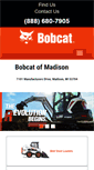 Mobile Screenshot of bobcatofmadison.com